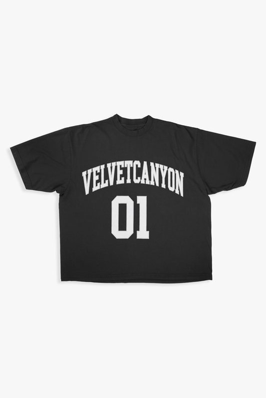 TEAM CANYON JERSEY BLACK TEE