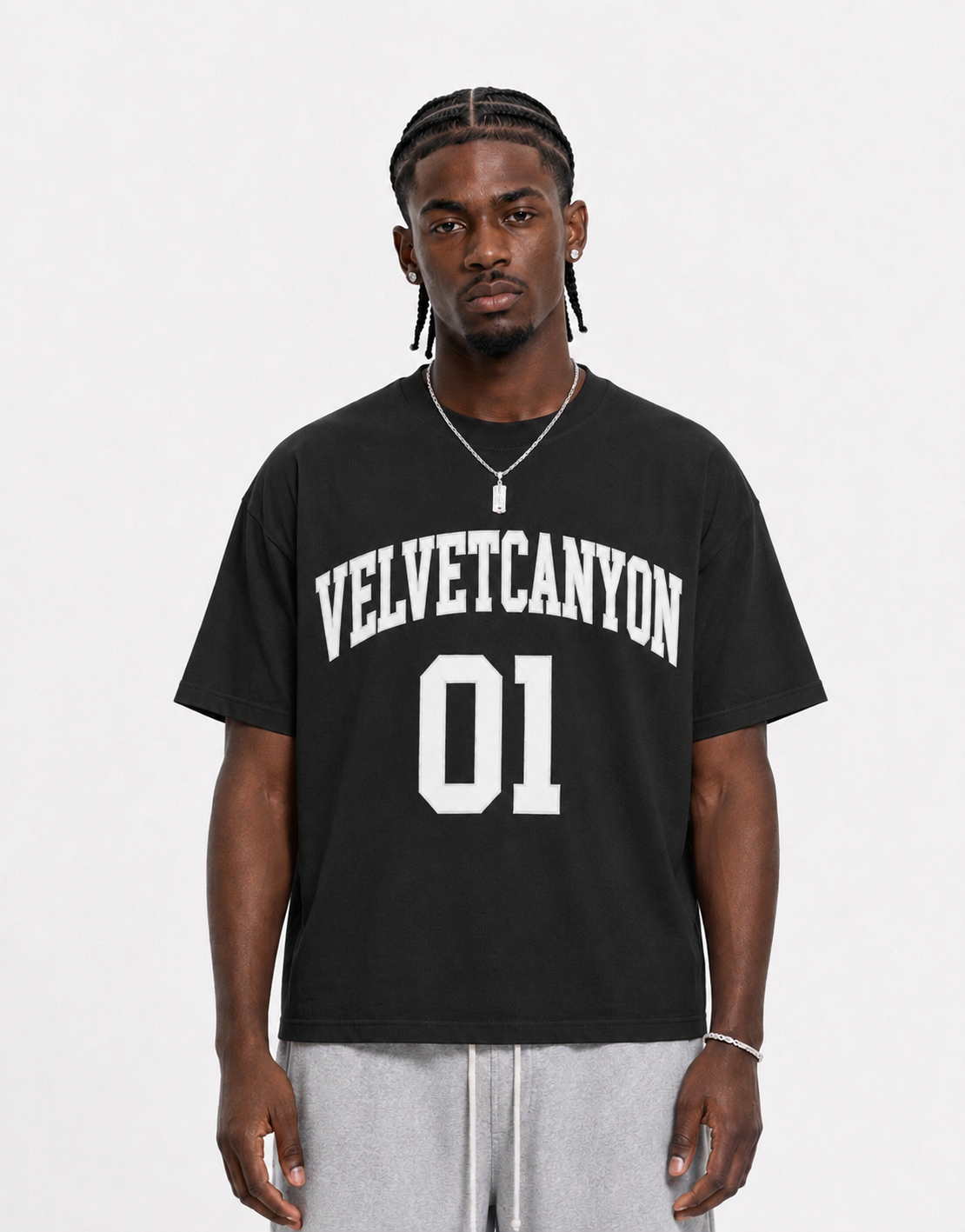 TEAM CANYON JERSEY BLACK TEE