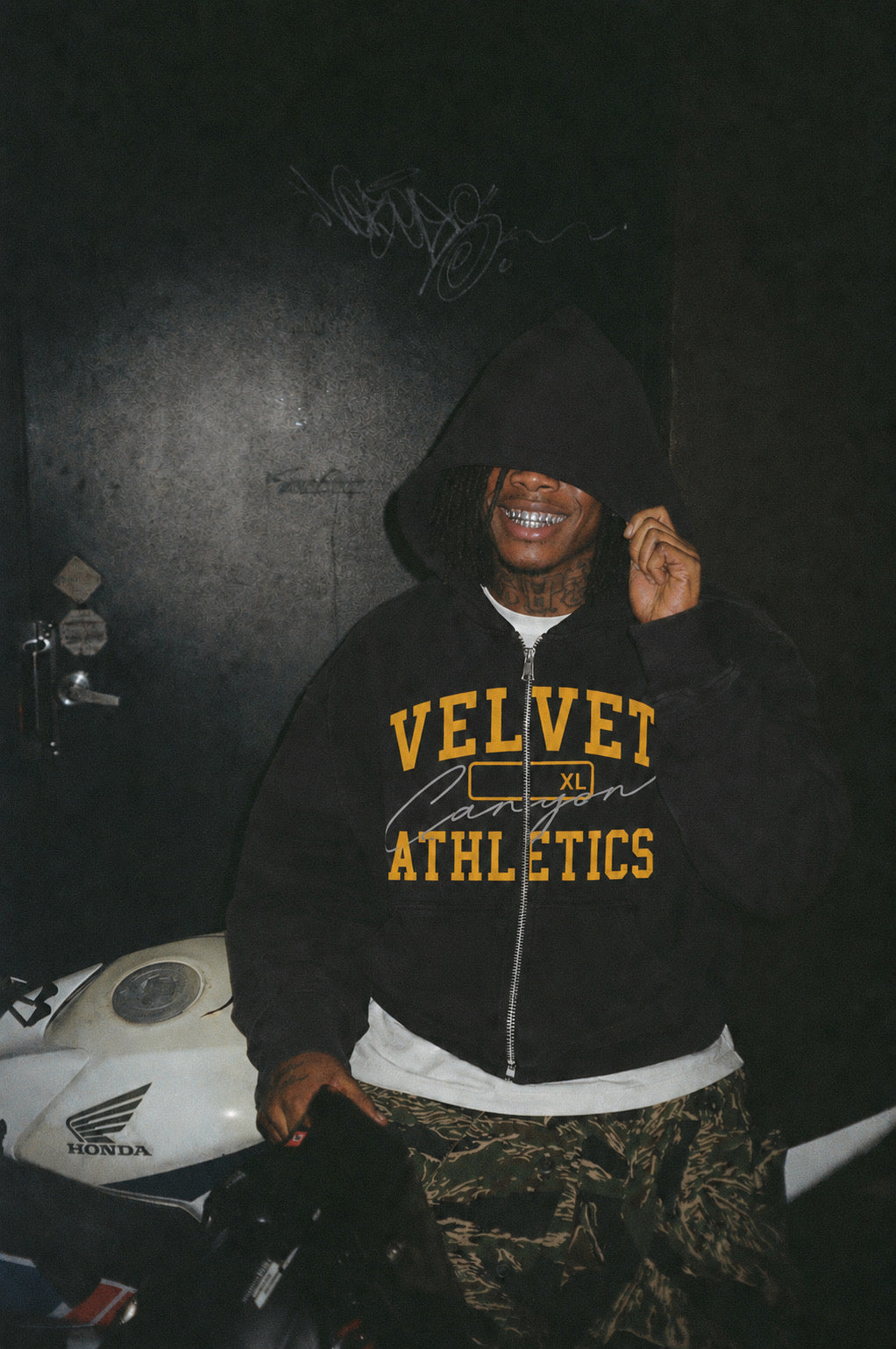BUMBLEBEE ATHLETICS BLACK HOODIE