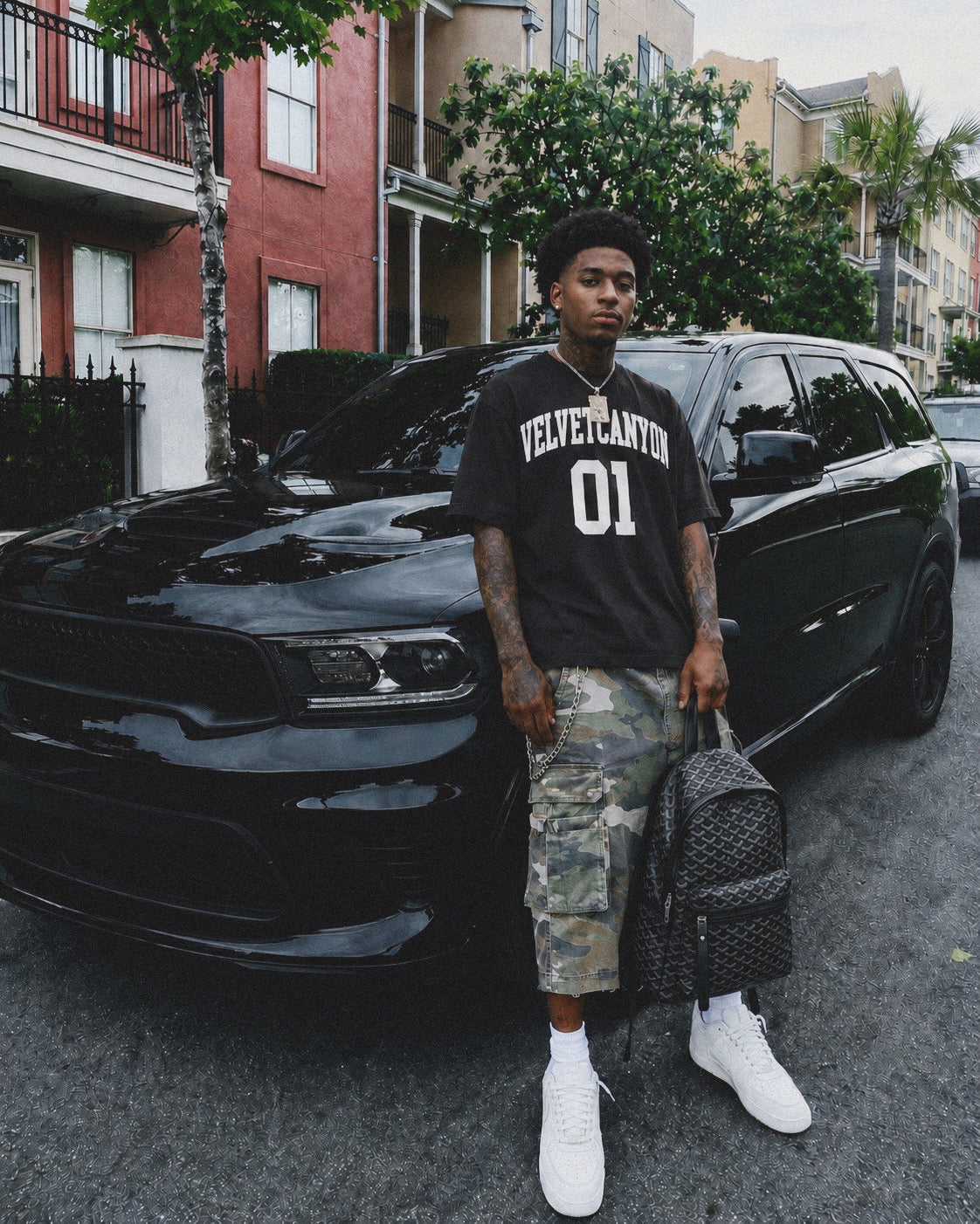 TEAM CANYON JERSEY BLACK TEE