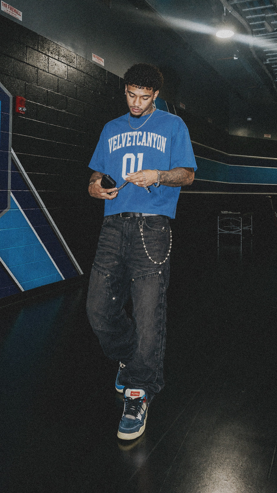 TEAM CANYON JERSEY BLUE TEE