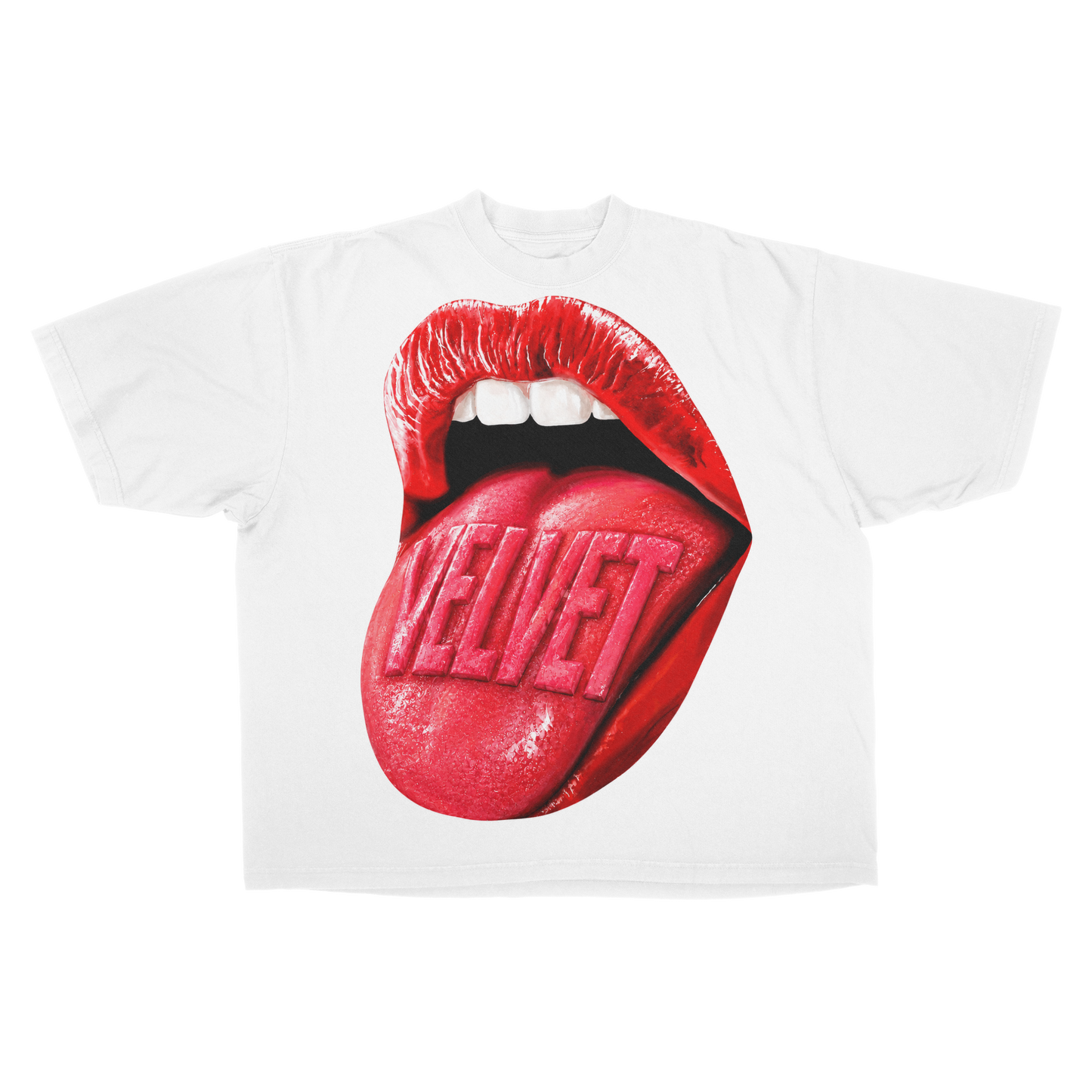 LICK ME WHITE TEE