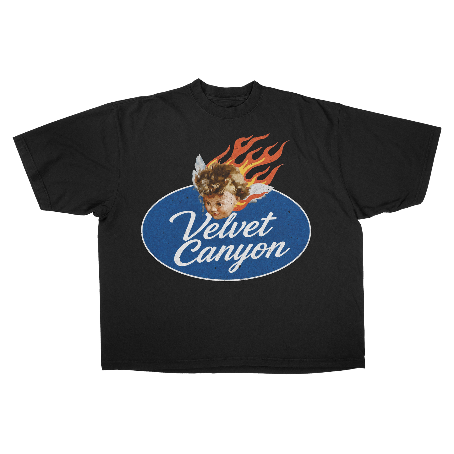 BABY FIRE HEAD BLACK TEE