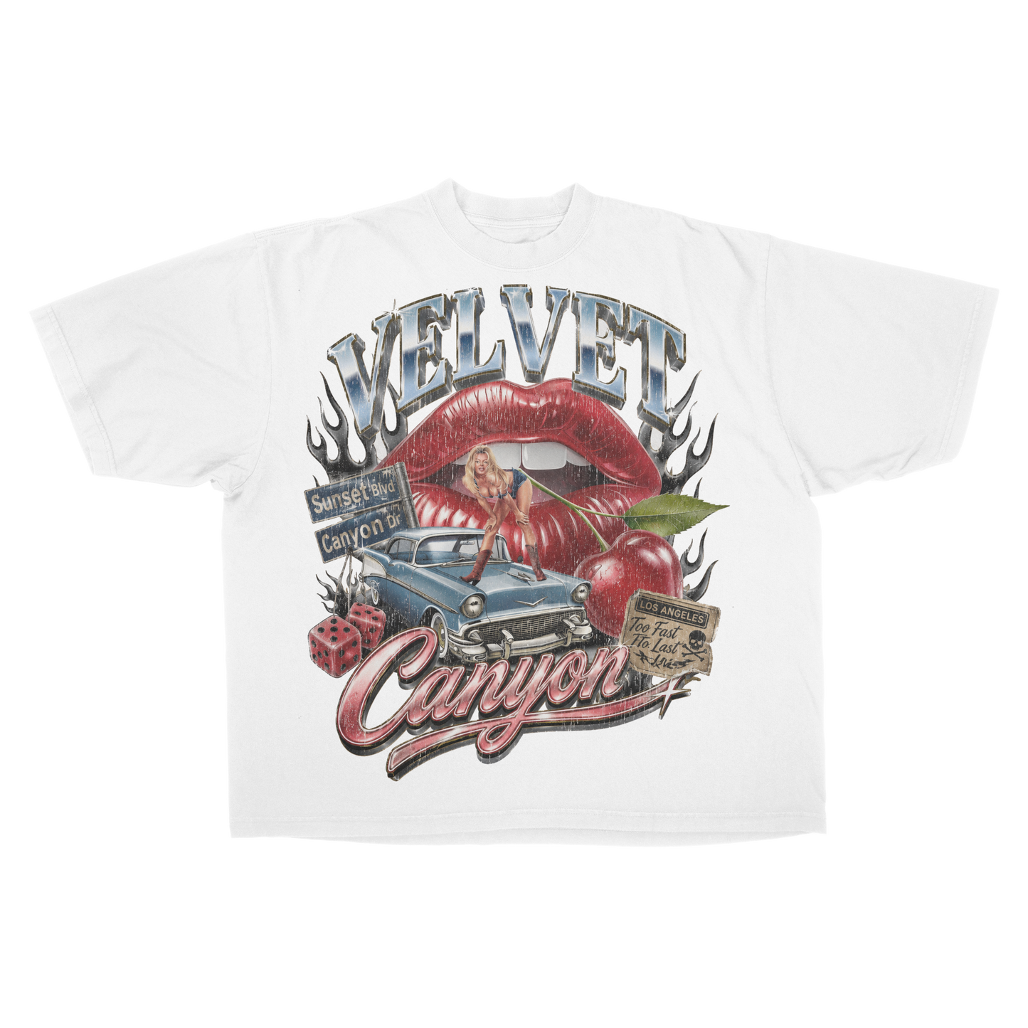 ROUGH RIDER WHITE TEE