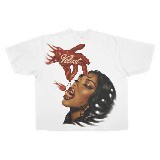 LOVE CHERRIES WHITE TEE