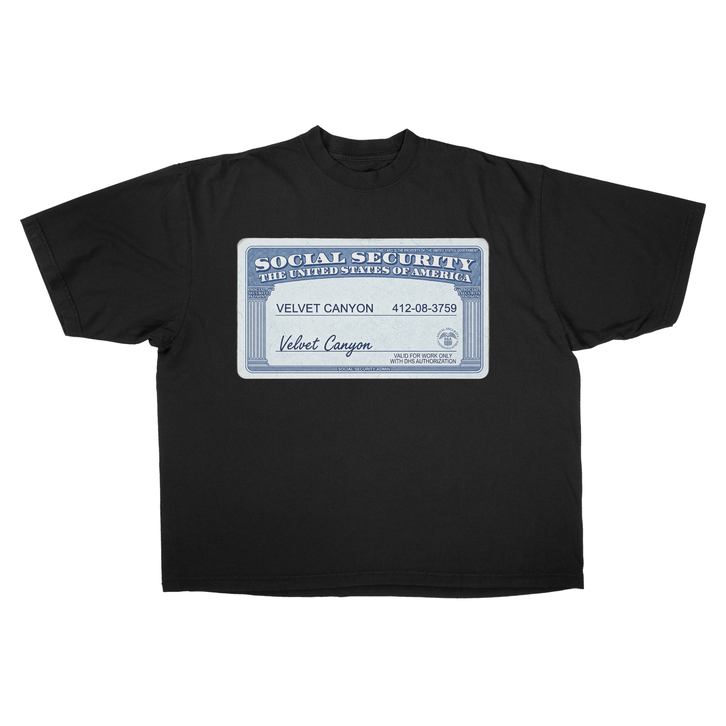 SSN BLACK TEE