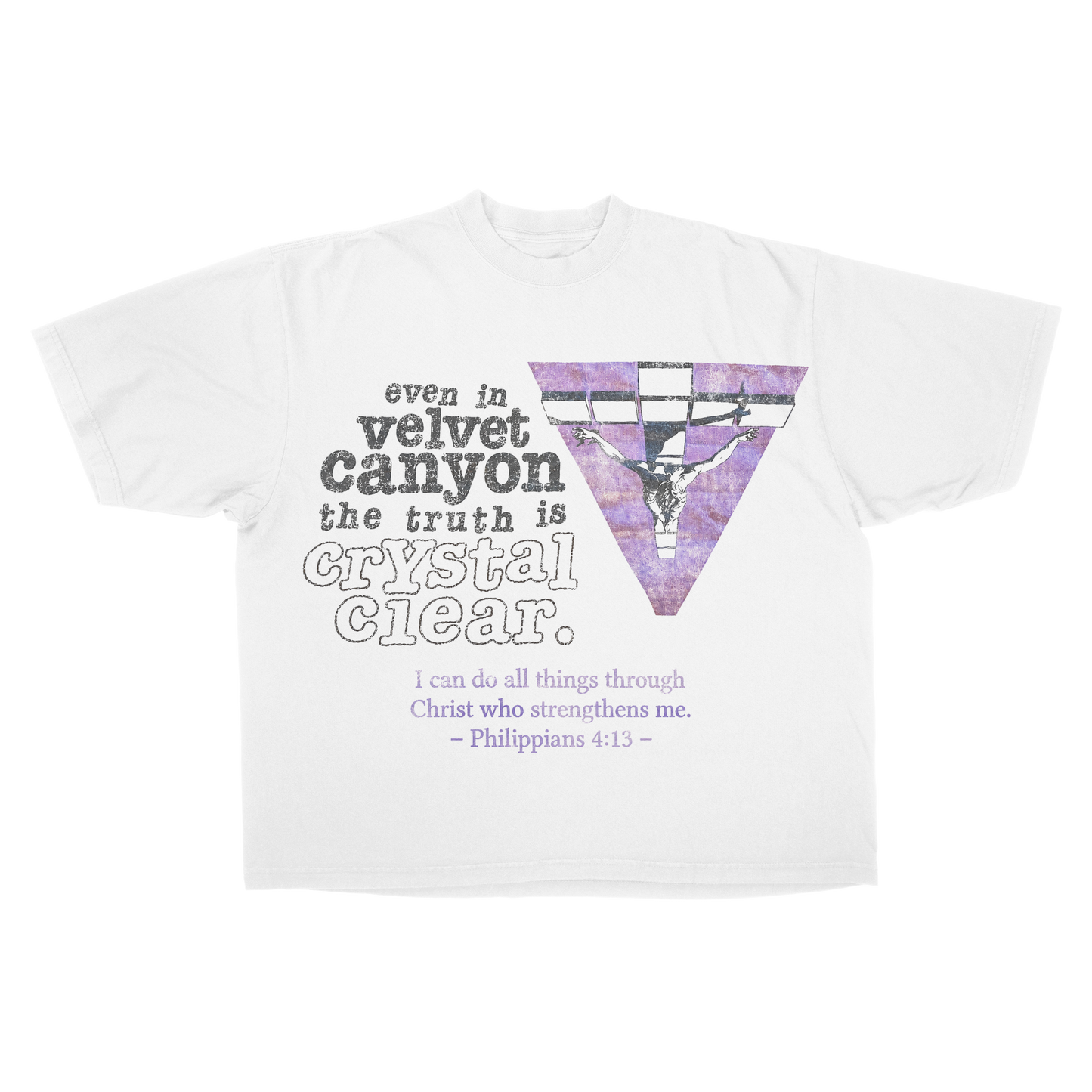 CRYSTAL CLEAR WHITE TEE